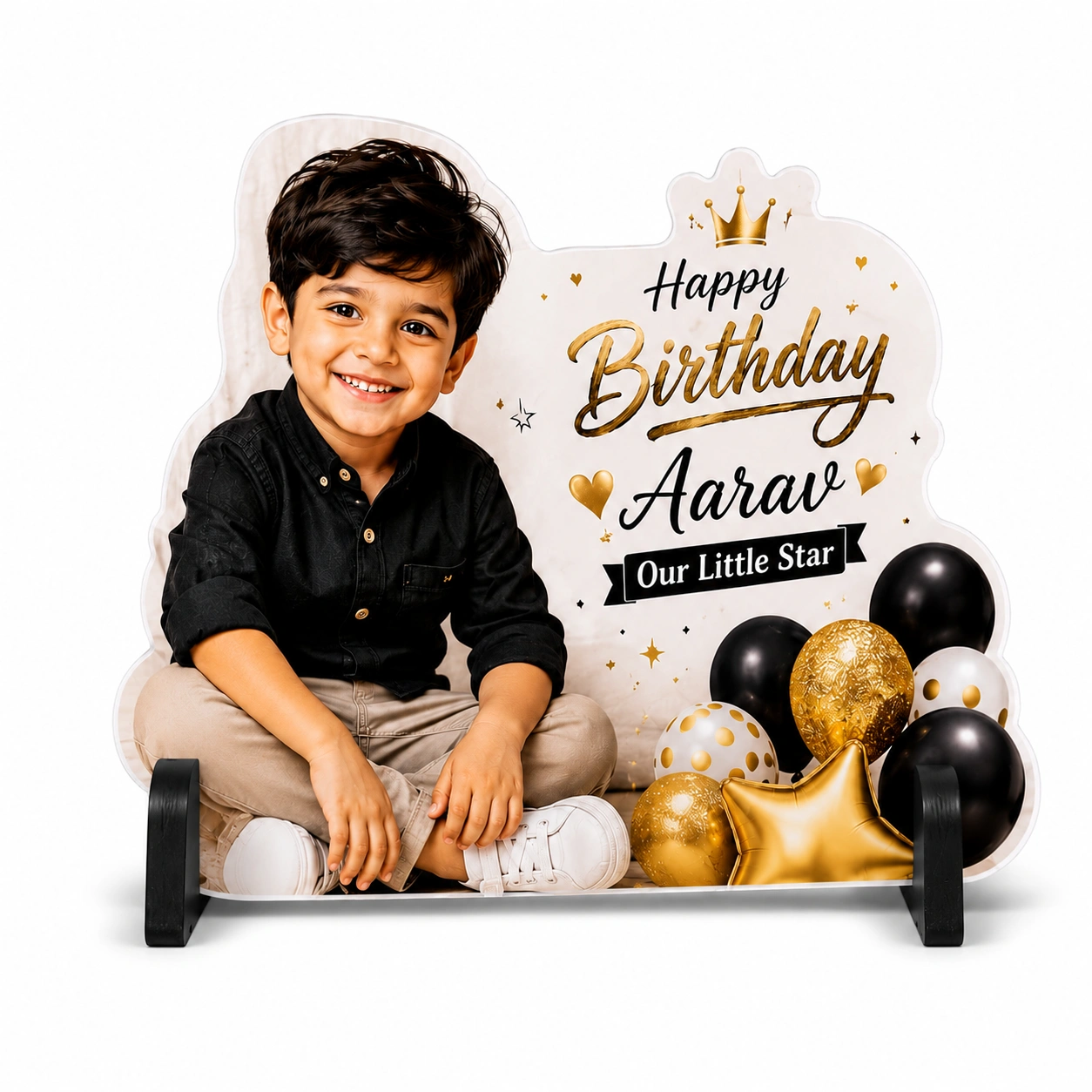 Little Star Birthday Photo Cutout